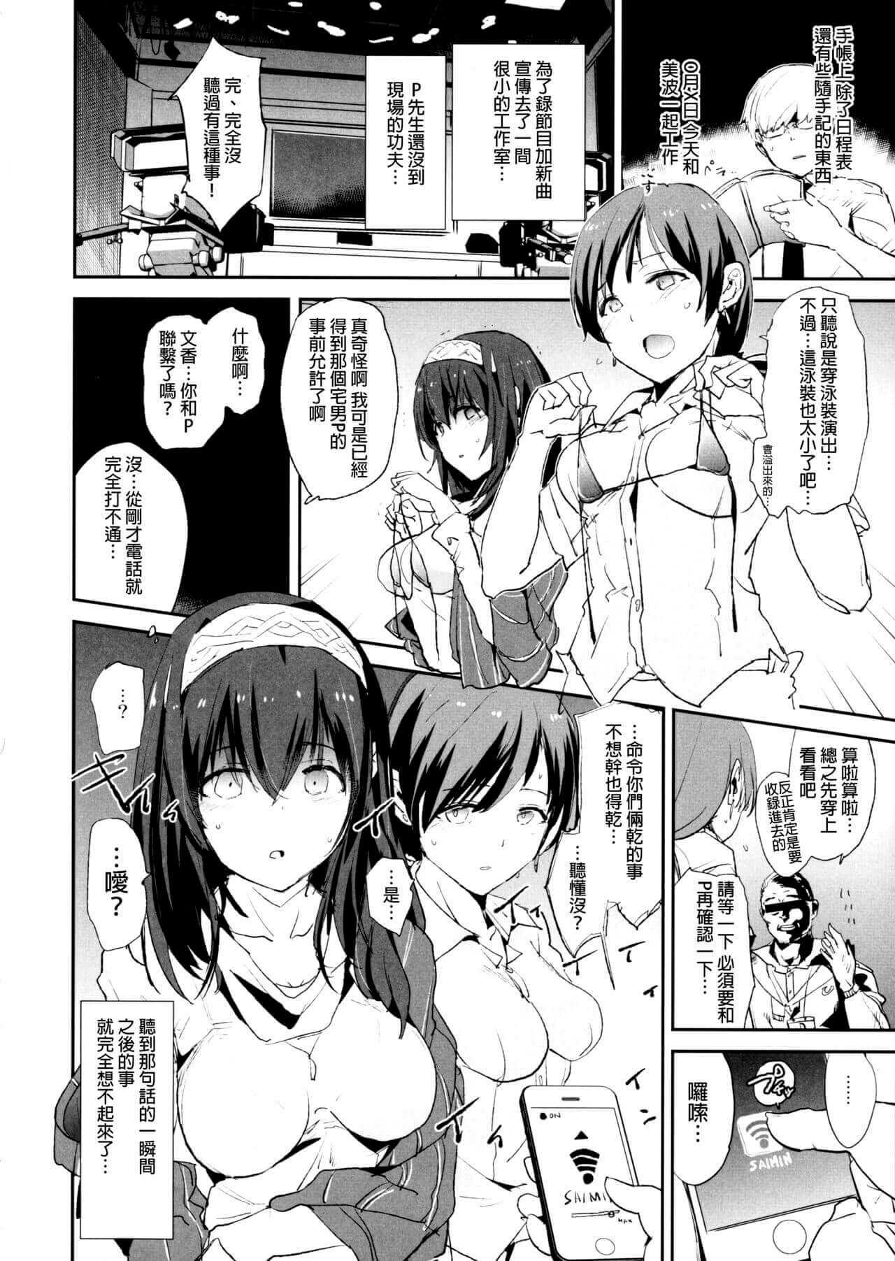 (C91) [闇に蠢く (どくろさん)] 鷺沢文香の催眠ドスケベ感想文 (with 新田美波)